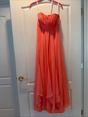 NWT David Bridal Coral gown - Size 2